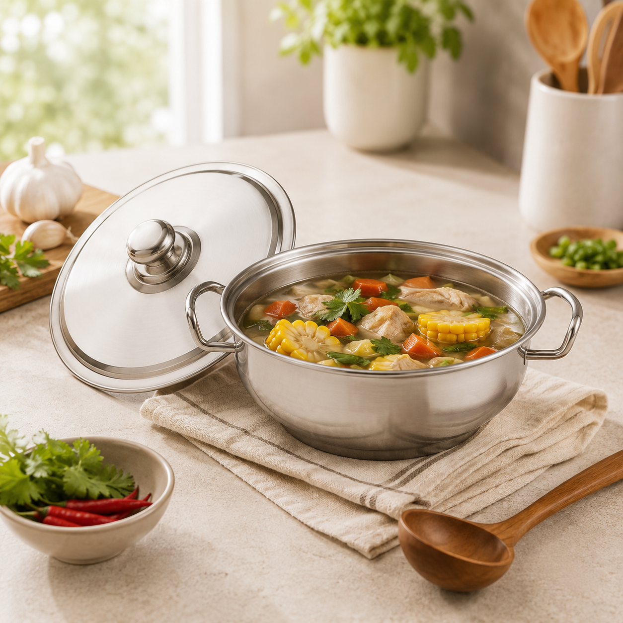R/S Stainless Steel Hot Pots