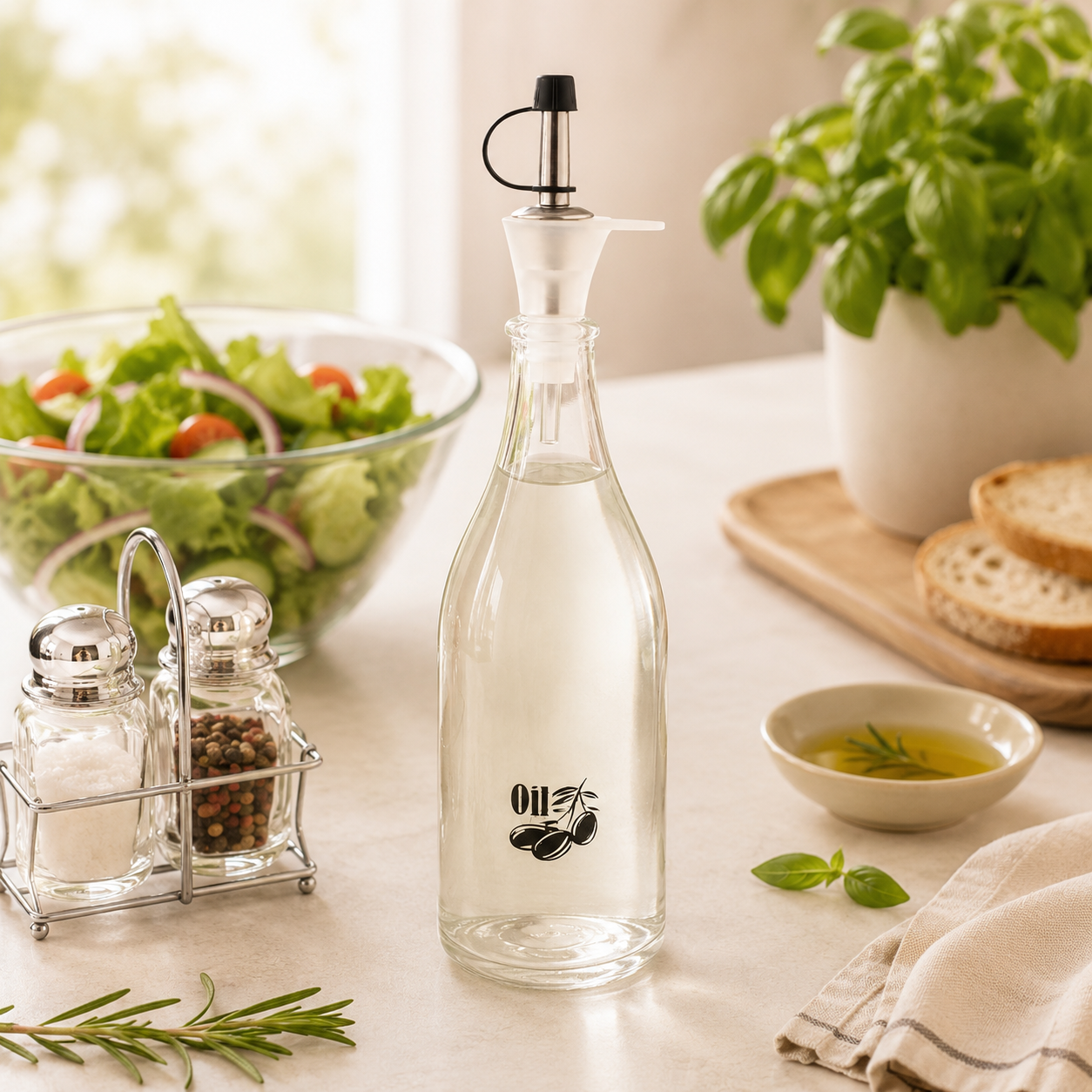 Shengya 500 ML Glass Vinegar Bottle