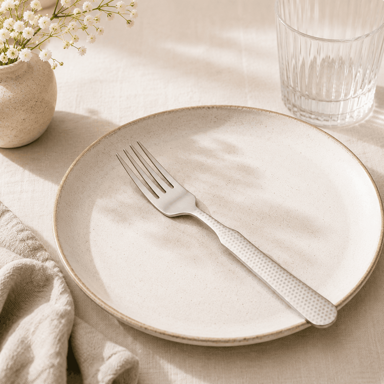TRD 6-Piece Stainless Steel Silver Table Fork Set Kaka Bawa Sons