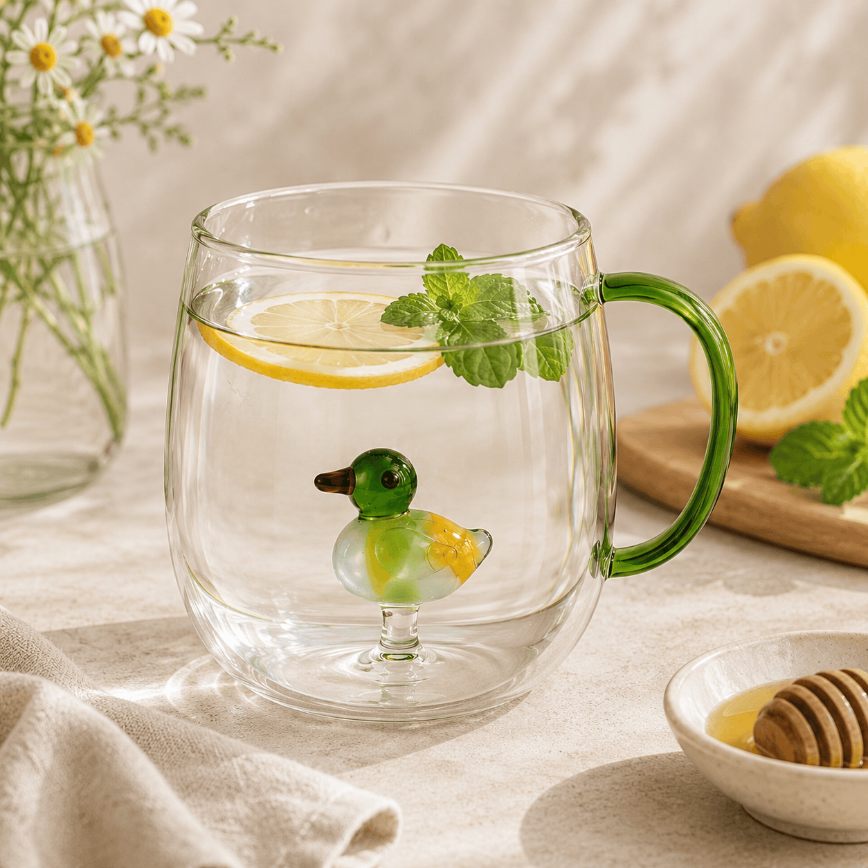 D.W.M 400 ML Borosilicate Glass Mugs Kaka Bawa Sons