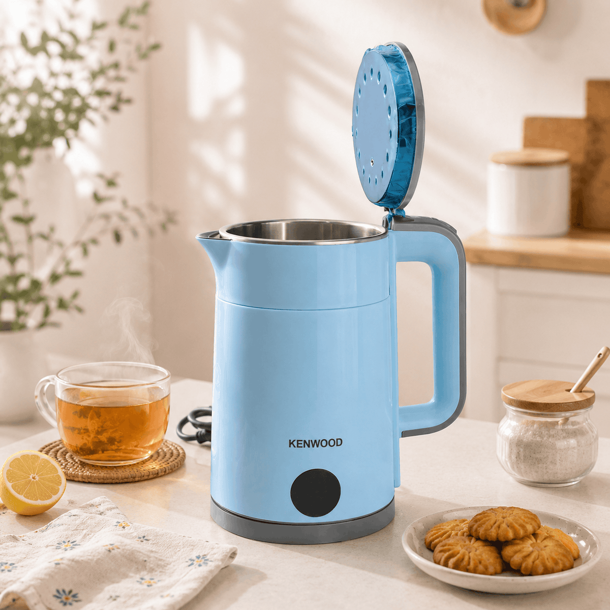Kenwood 2-Liter 1500W Sky Blue Electric Kettle Kaka Bawa Sons