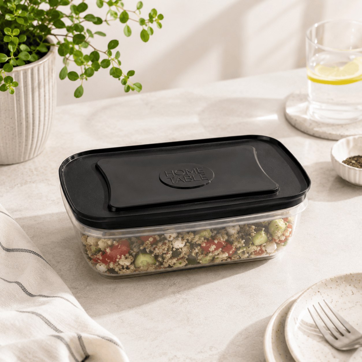 Home Table 0.8-Liter 780 g Food Containers Kaka Bawa Sons