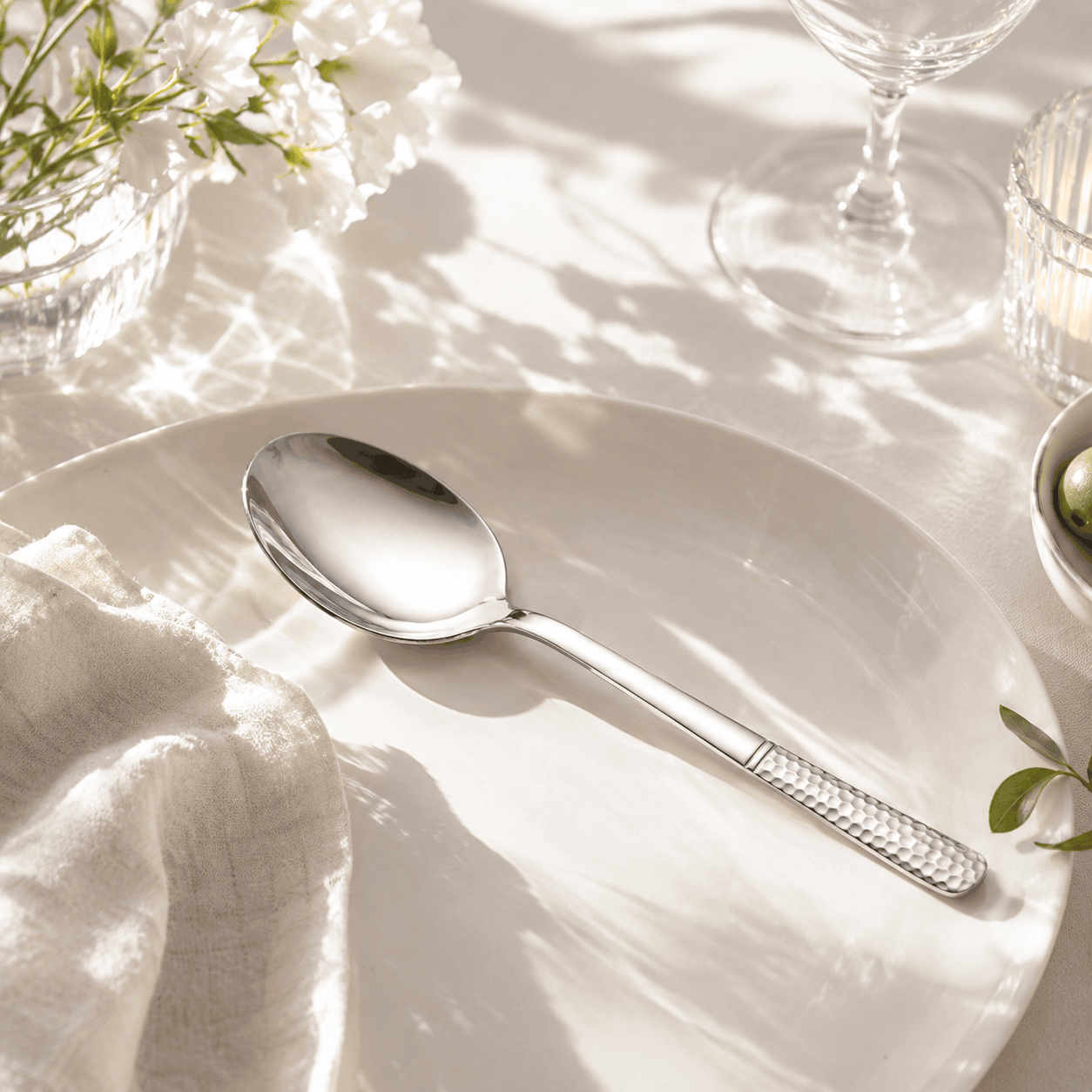 Blaze R.P.2 Stainless Steel 6-Piece Silver Table Spoon Set Kaka Bawa Sons