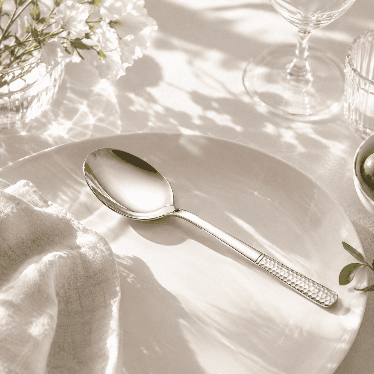 Blaze R.P.2 Stainless Steel 6-Piece Silver Table Spoon Set Kaka Bawa Sons