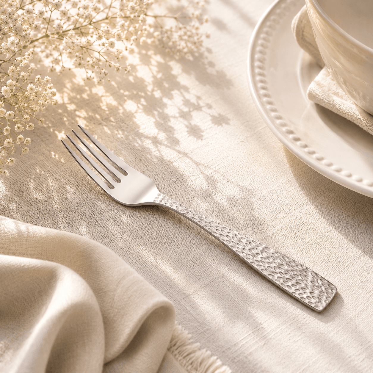 Humber 6-Piece Stainless Steel Silver Table Fork Set Kaka Bawa Sons