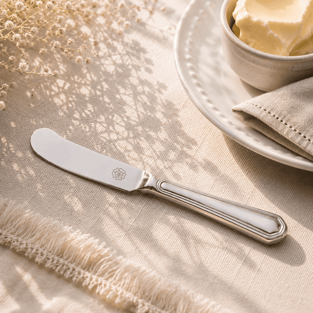 Moon Stainless Steel Silver Butter Knife Kaka Bawa Sons