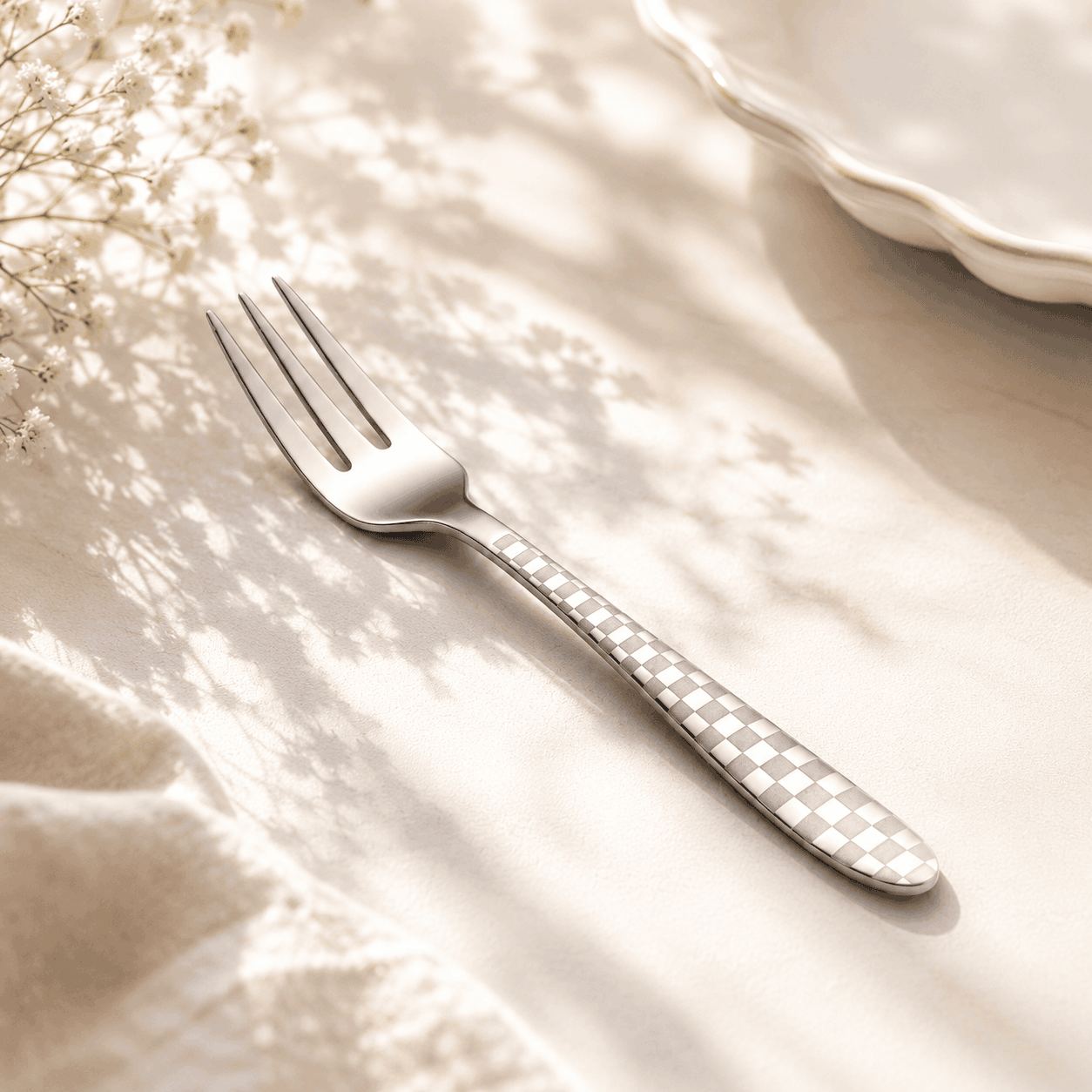 Lazer One 6-Piece Stainless Steel Silver Baby Fork Set Kaka Bawa Sons