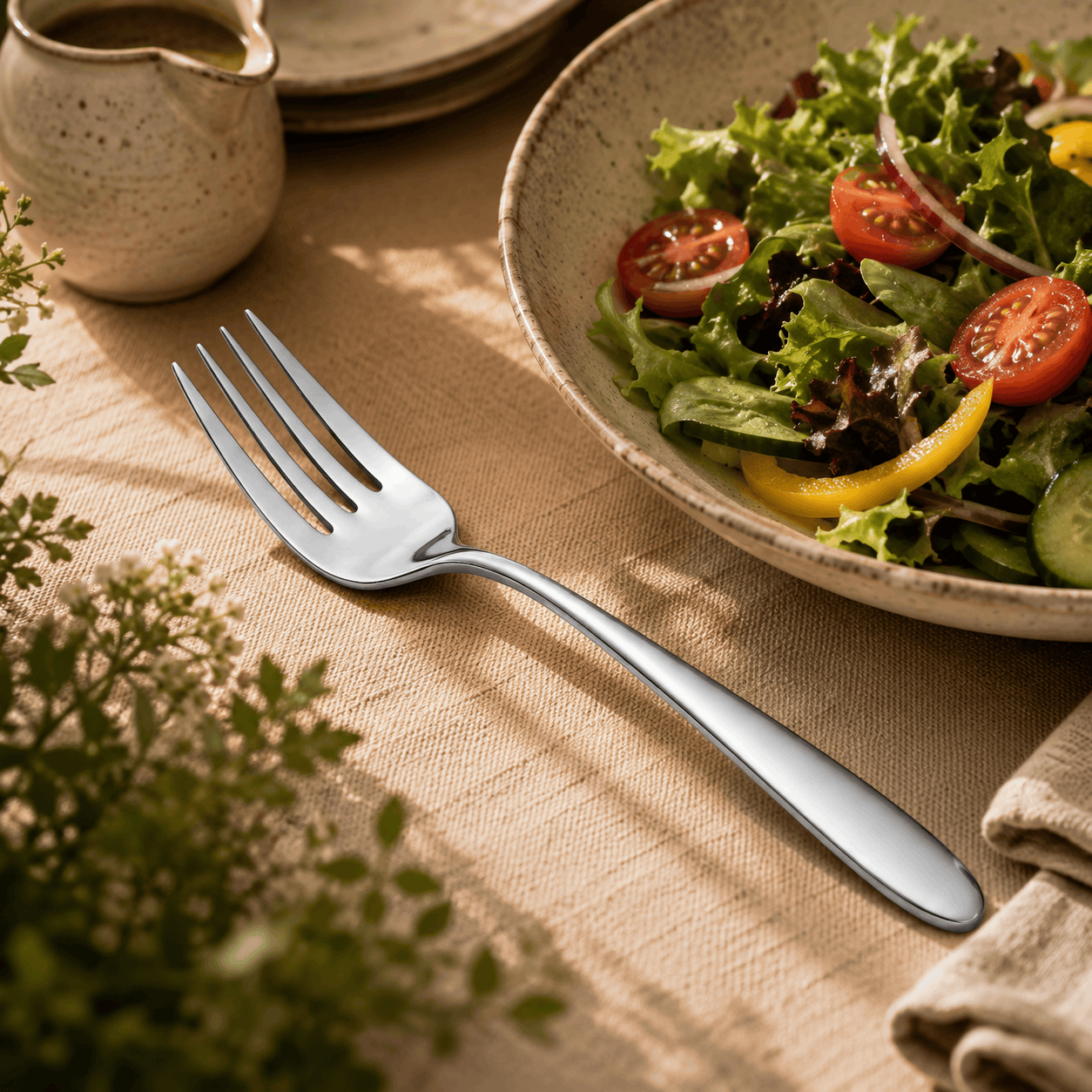 Value Stainless Steel Serving Fork Kaka Bawa Sons