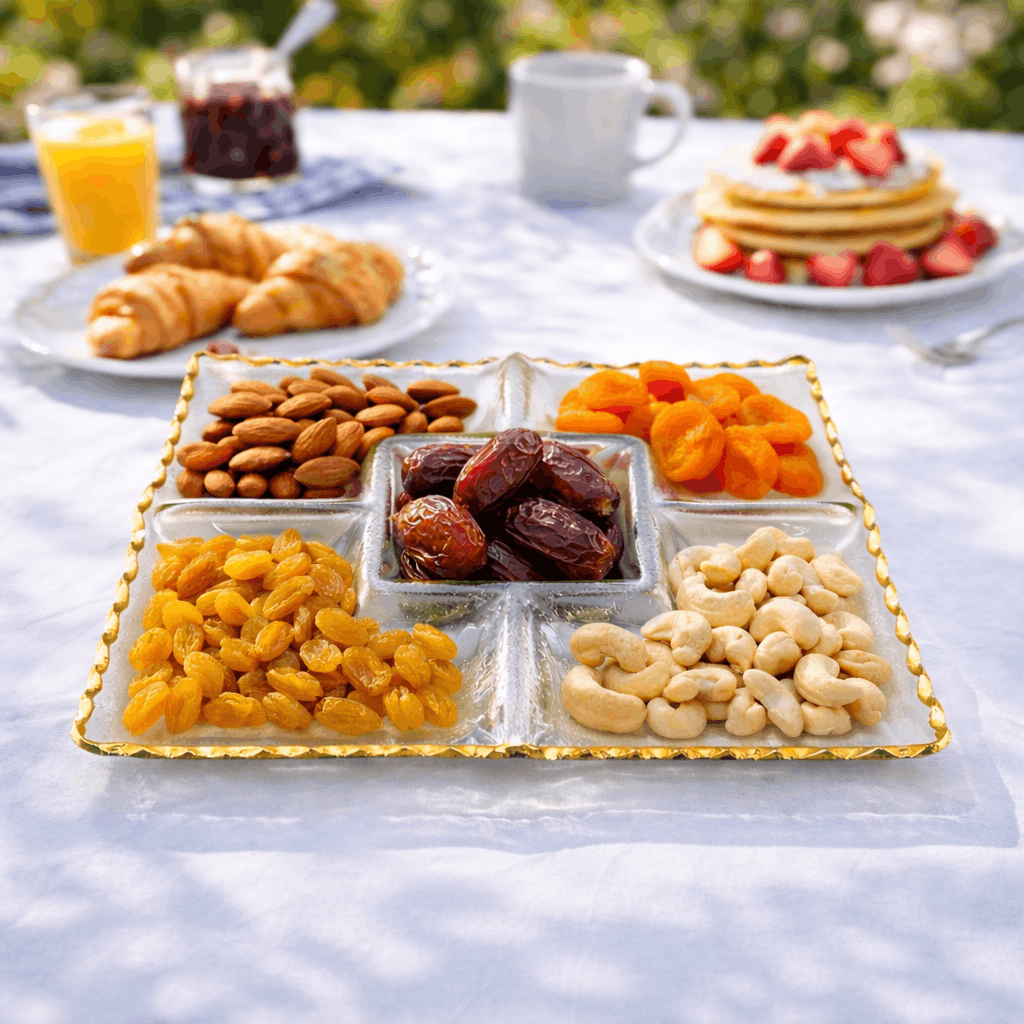 Danny Home 5-Portion Glass Dish (RW09-01)