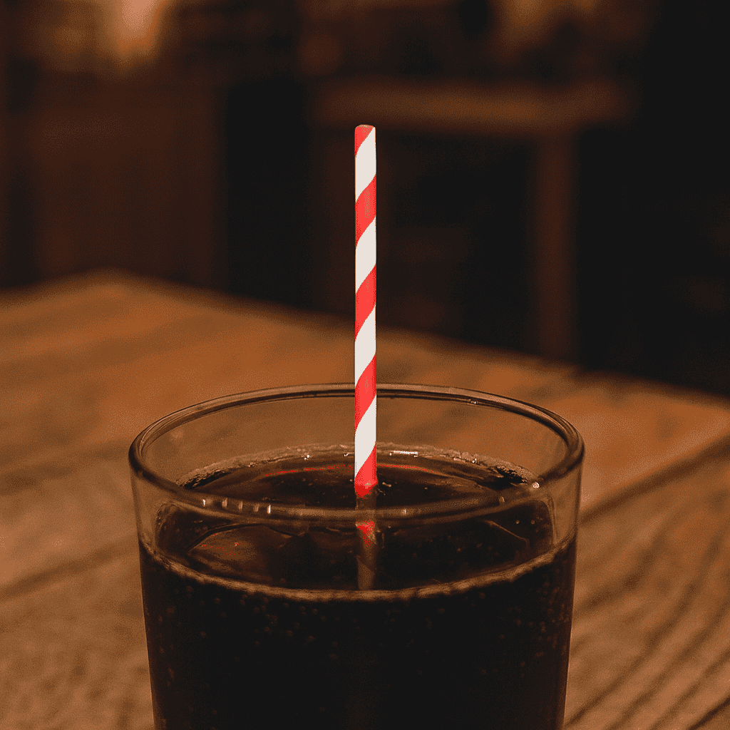 Fancy 25-Piece Stripes Drinking Straws Kaka Bawa Sons