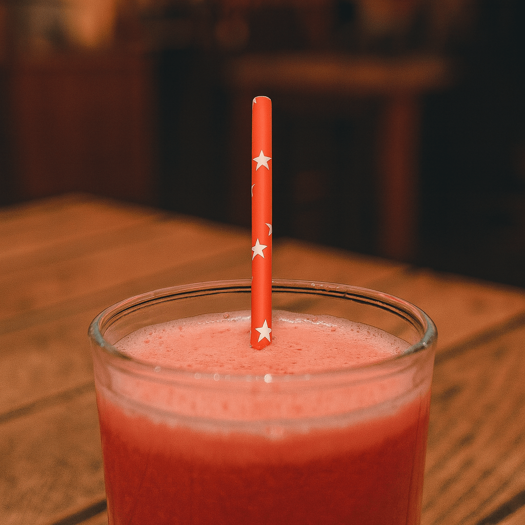 25-Piece Stars Drinking Straw