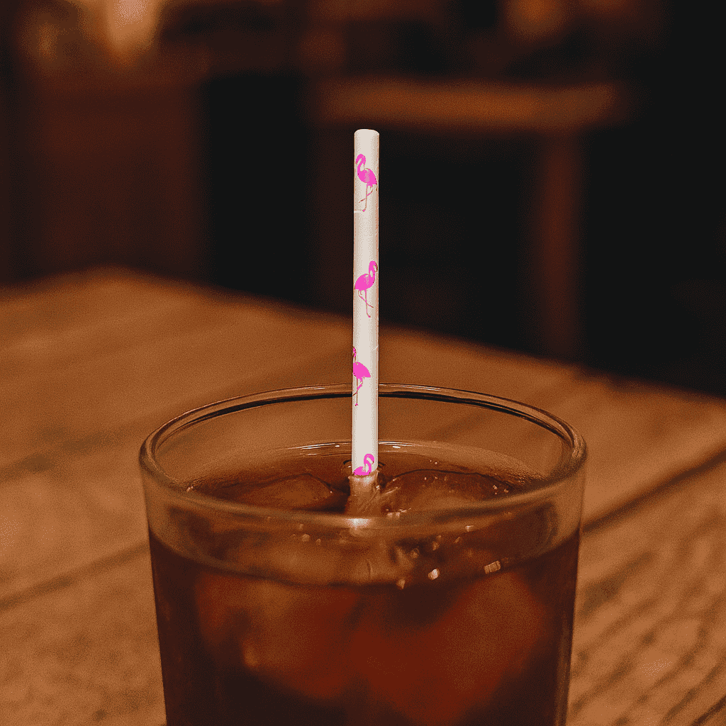 Fancy 25-Piece Flamingo Drinking Straws Kaka Bawa Sons