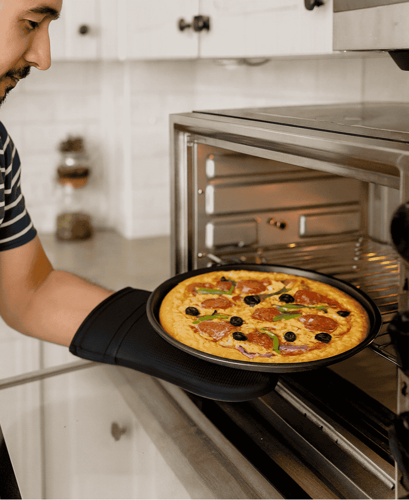 Shengya Silicone Baking Gloves Black Kaka Bawa Sons