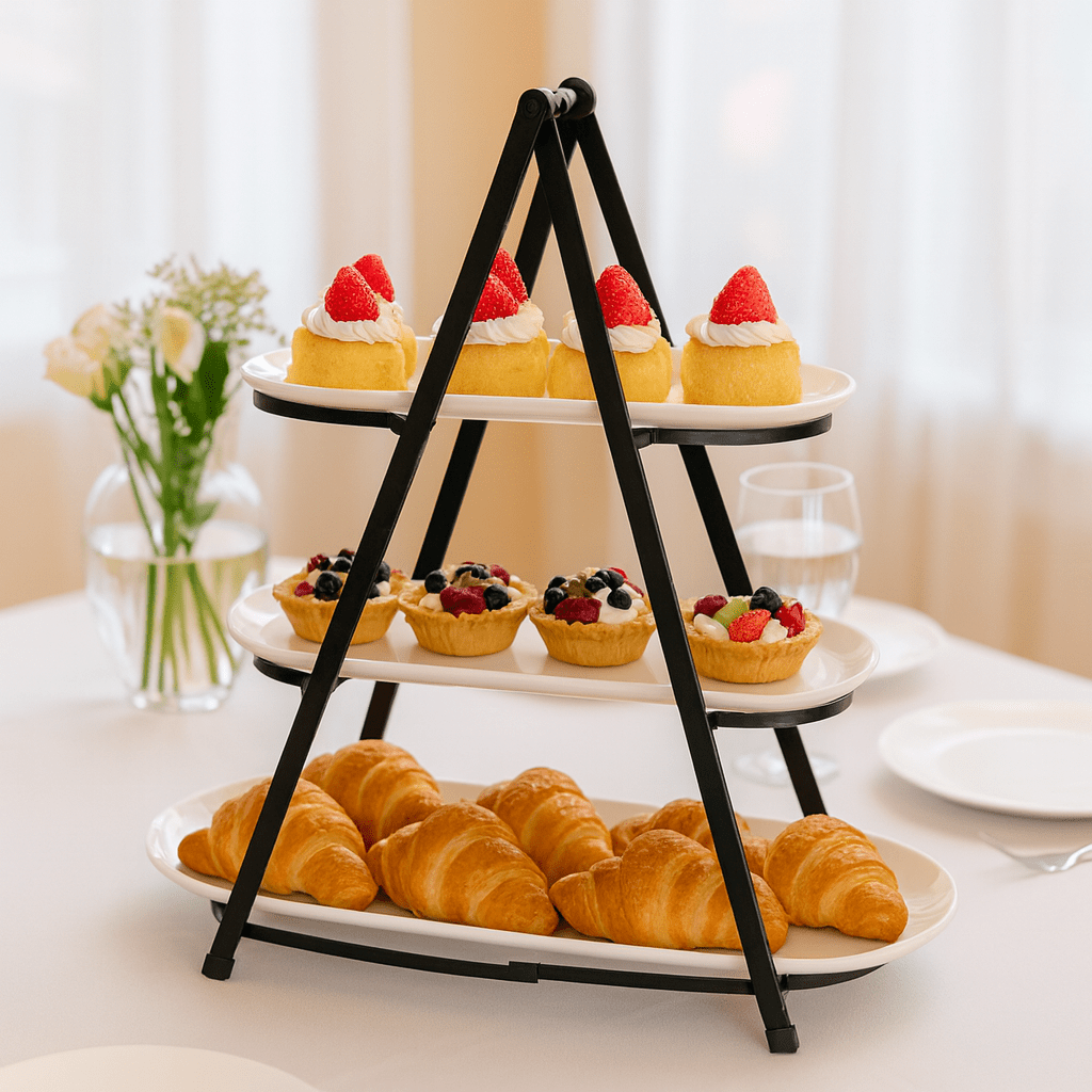 Danny Home 3-Tier Pastry Stand Kaka Bawa Sons
