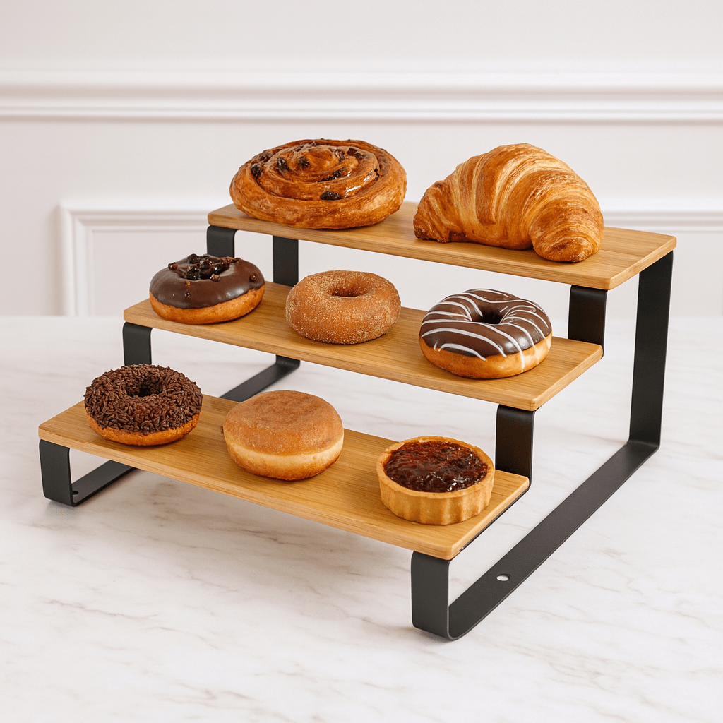 Classic 3-Tier Pastry Stand Black