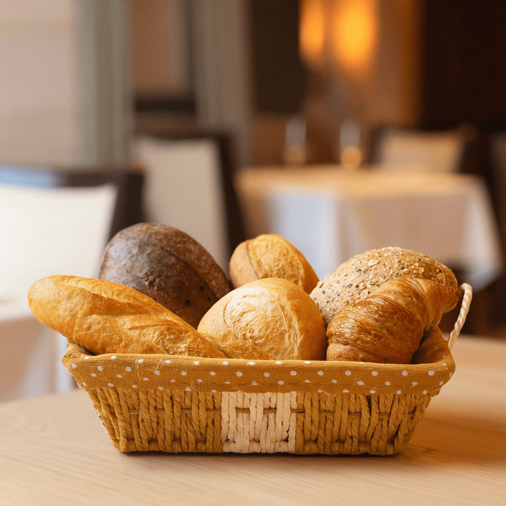 Prime Rectangular Bread Basket With Fabric