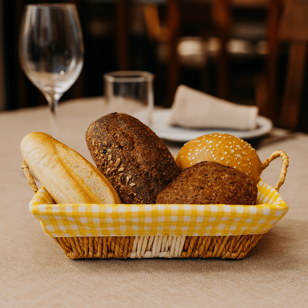 Prime Rectangular Bread Basket With Fabric