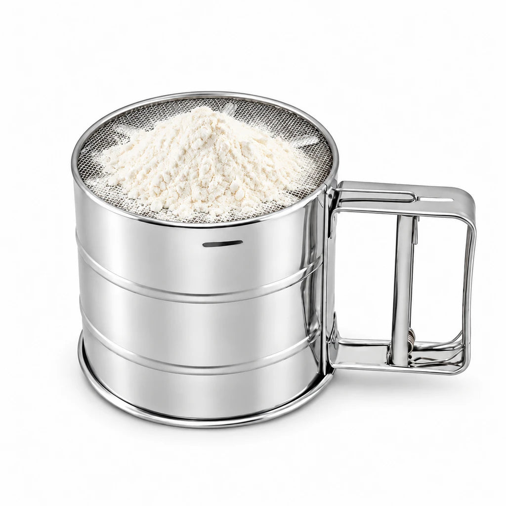 Crest Small Stainless Steel Flour Strainer - 250 g