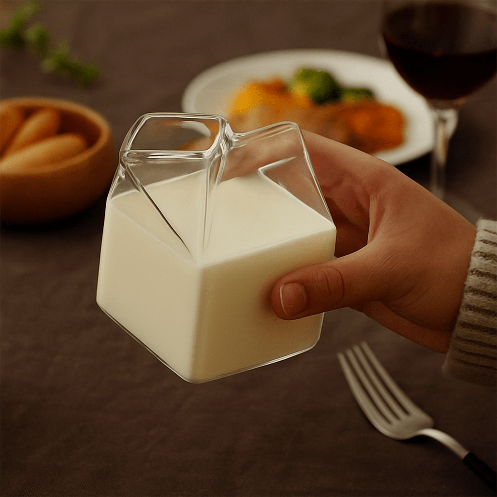 Milk Glass Jar 250-ML (FR22-7)