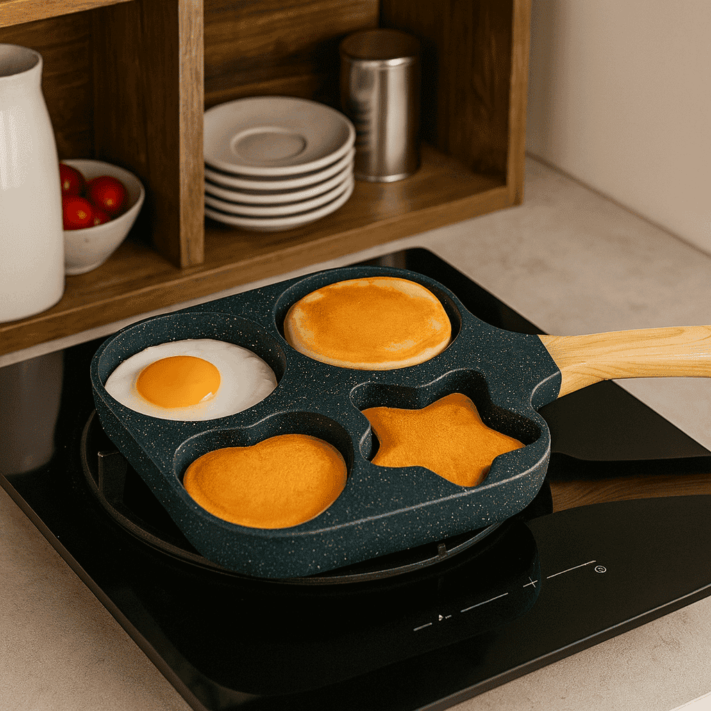 4-Portion Non-Stick Frying Pan 7.5" Kaka Bawa Sons