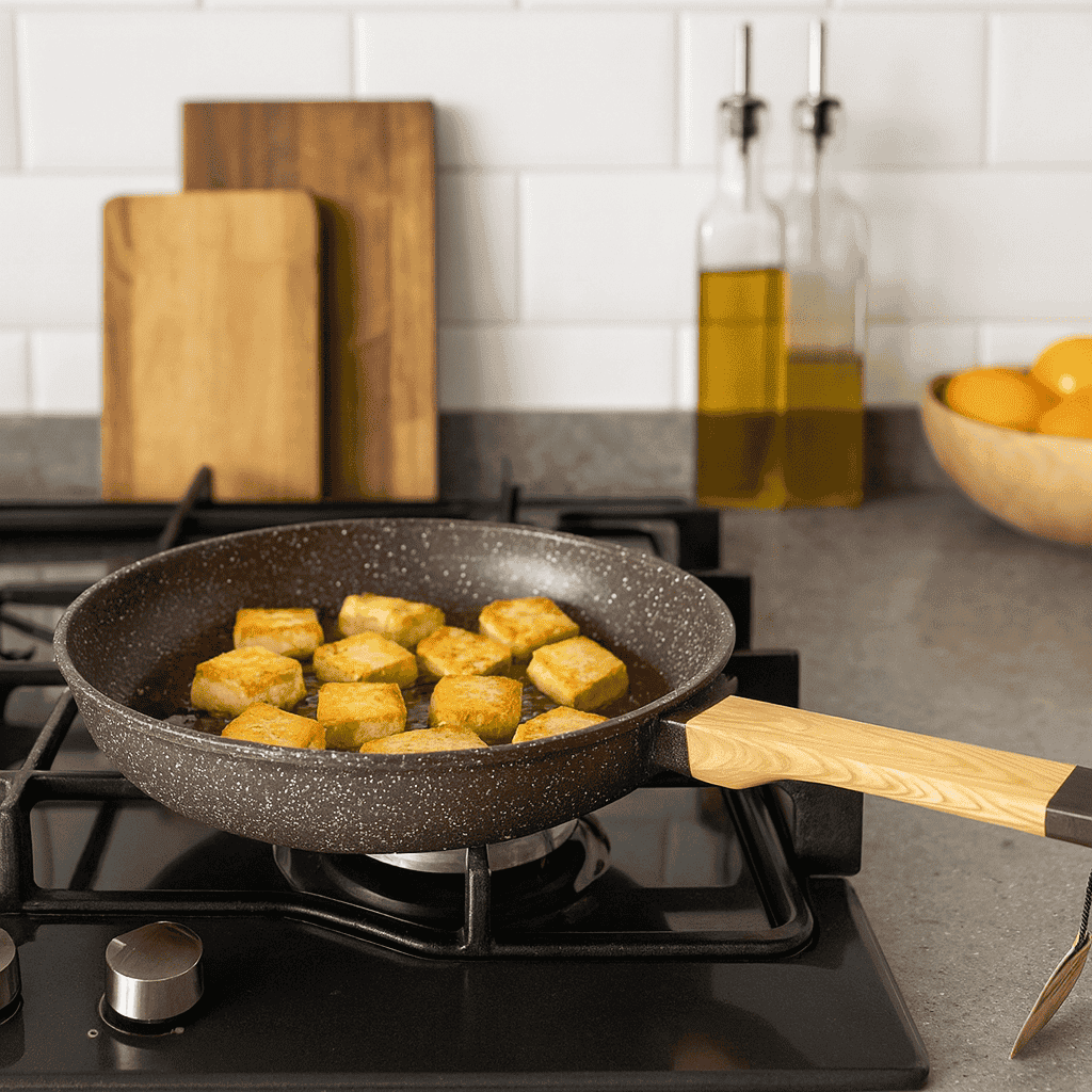 Baroly Non-Stick Frying Pan Brown Kaka Bawa Sons