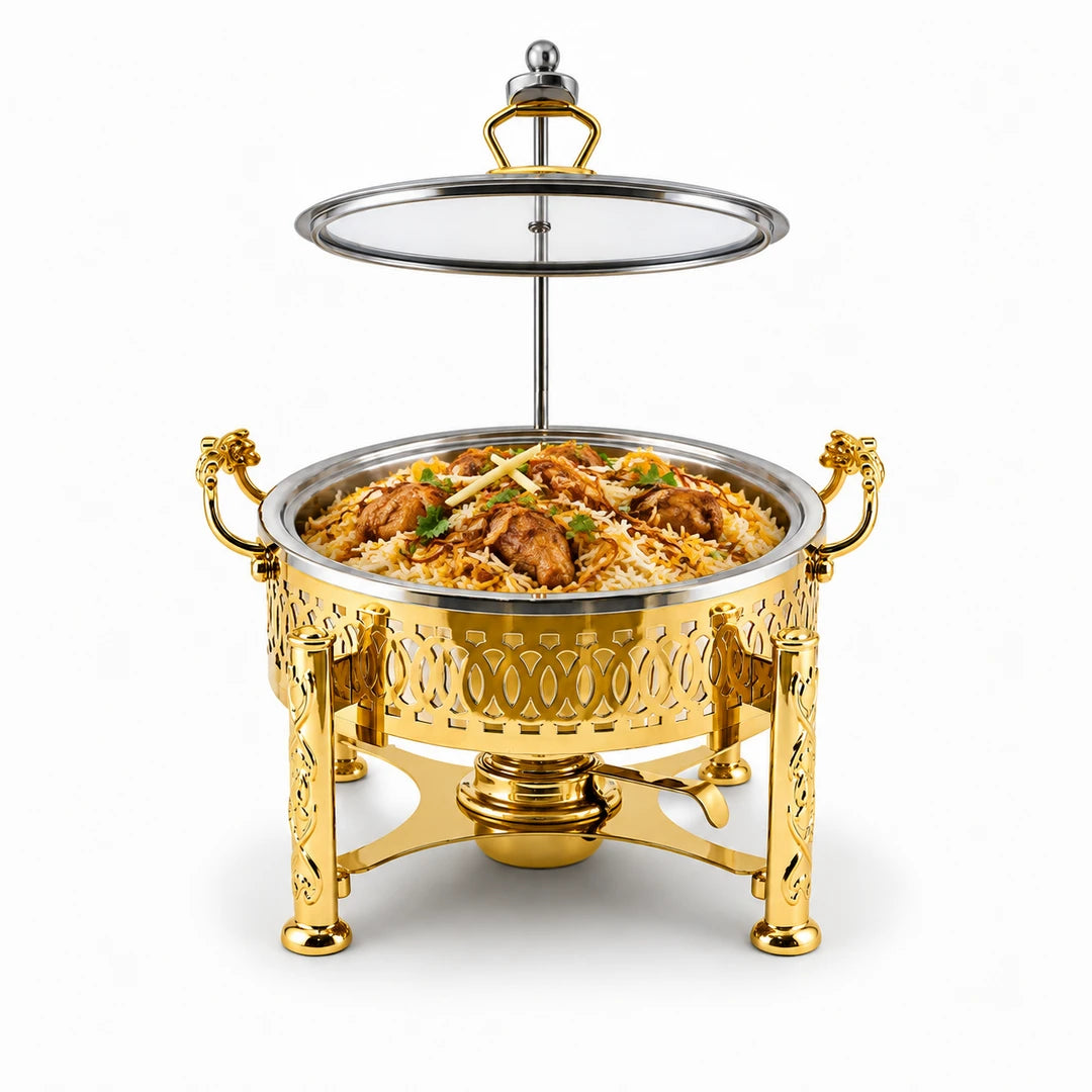 Victoria Stainless Steel Round Chafing Dish | 20-32 Cm