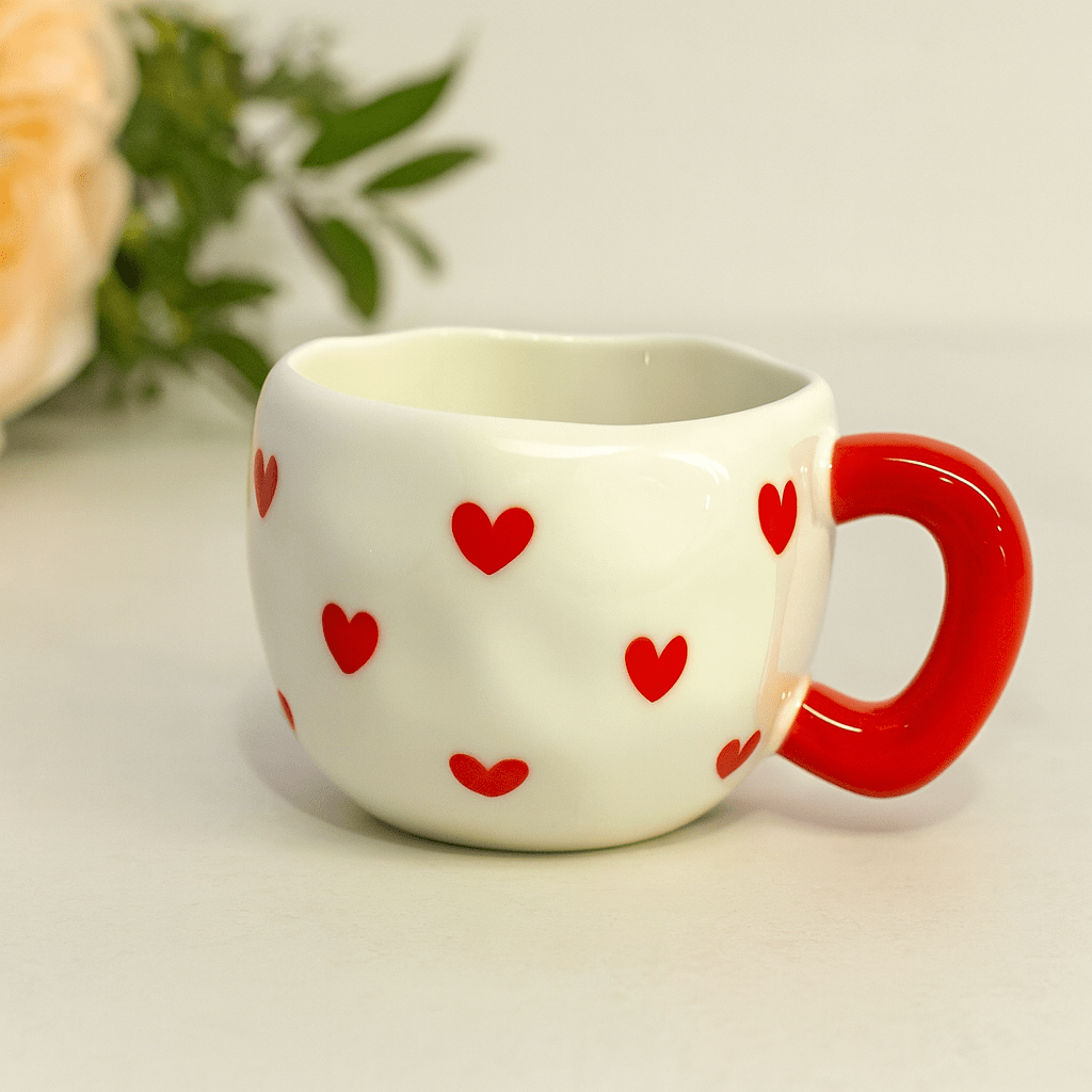 Mini Heart Ceramic Mug