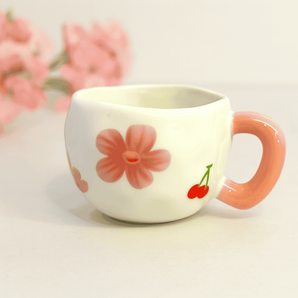 Floral Ceramic Mug Kaka Bawa Sons