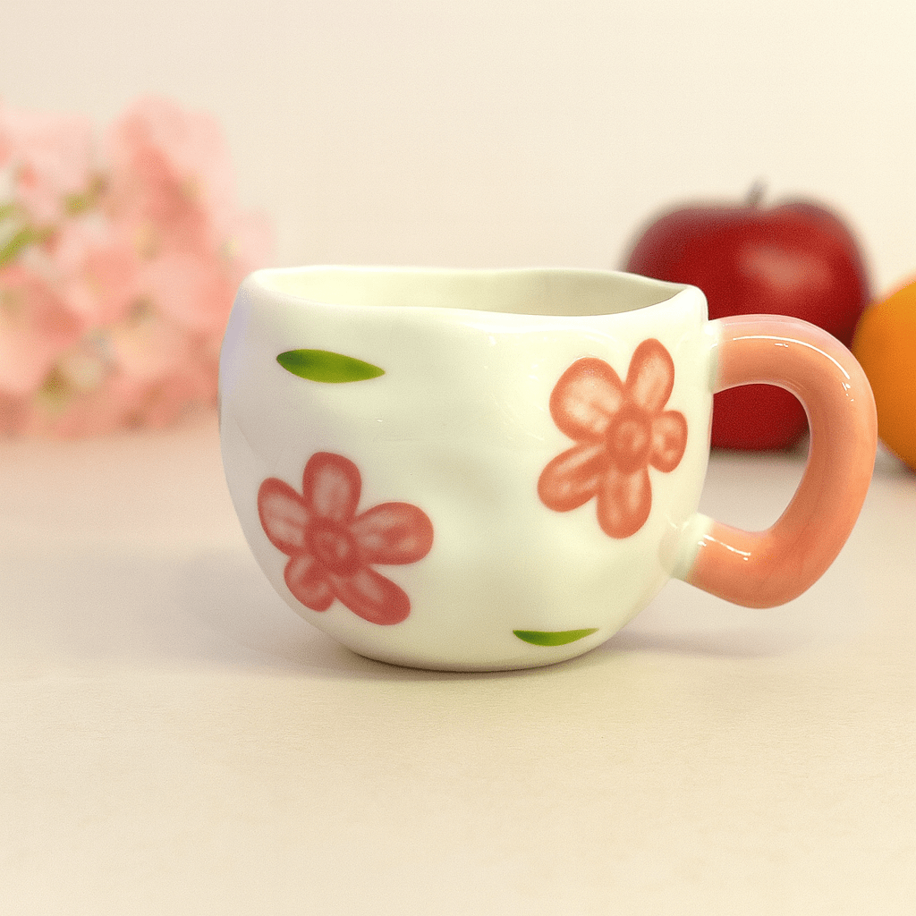Floral Ceramic Mug Kaka Bawa Sons
