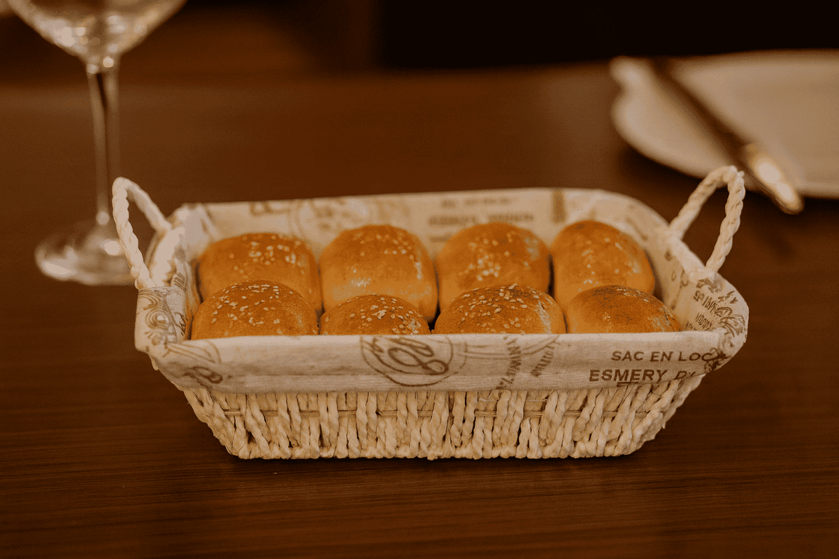 Prime Square Bread Basket With Fabric Kaka Bawa Sons