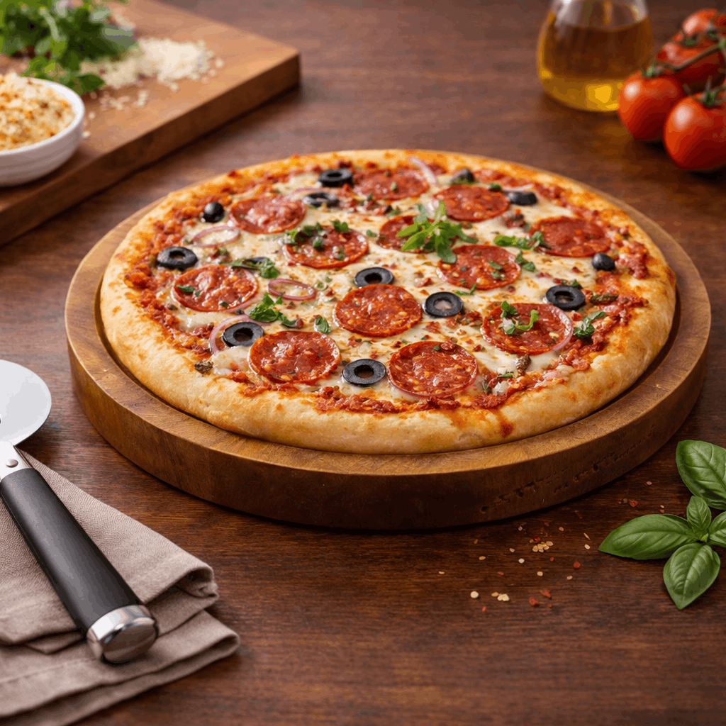 Wood Pizza Pan Underliner