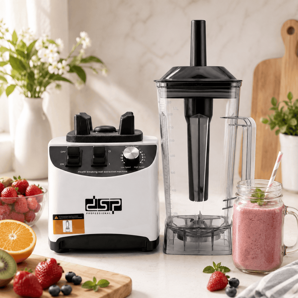 DSP 2-Liter 1800W High Speed Blender Kaka Bawa Sons