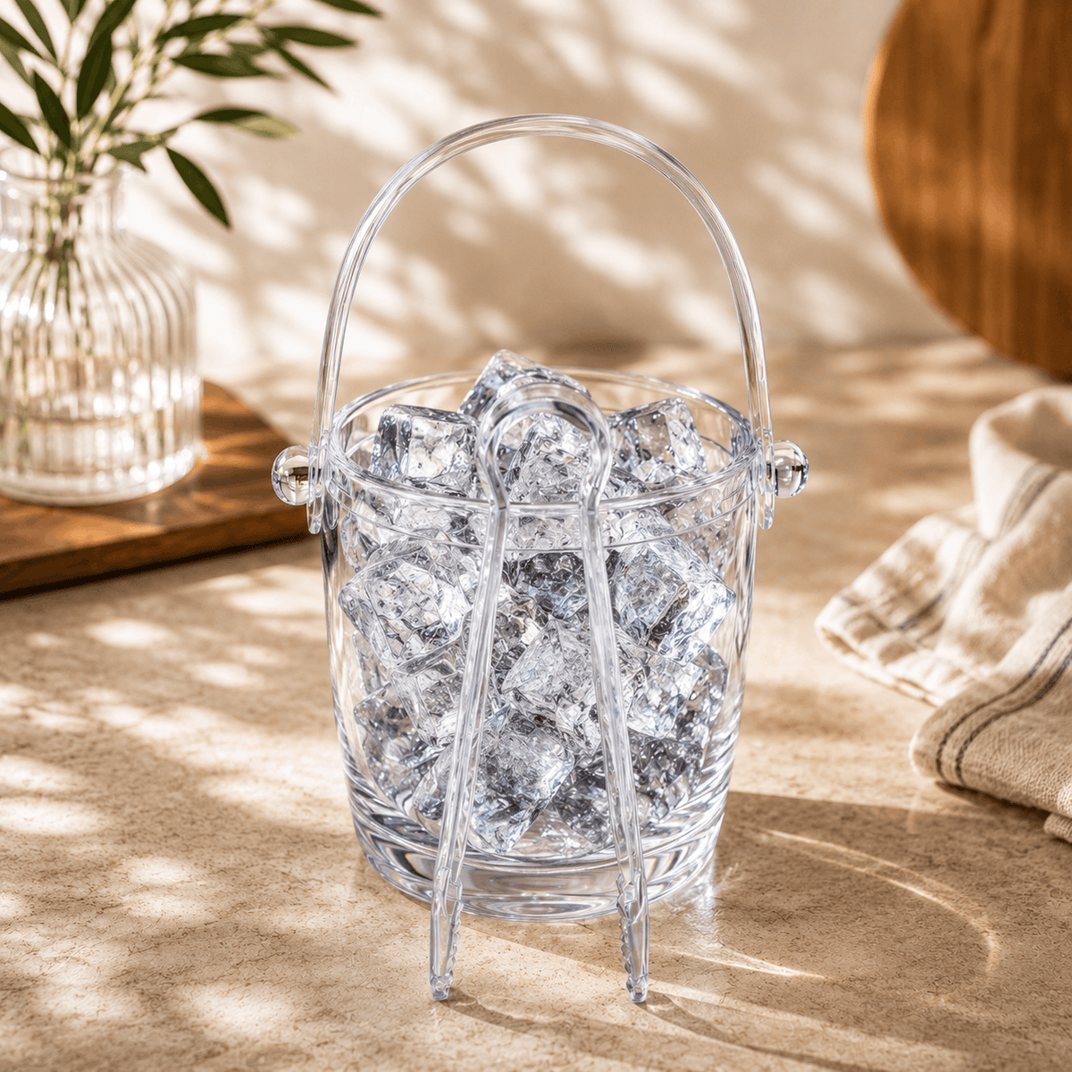 Delisoga Ice Bucket with Tong Kaka Bawa Sons