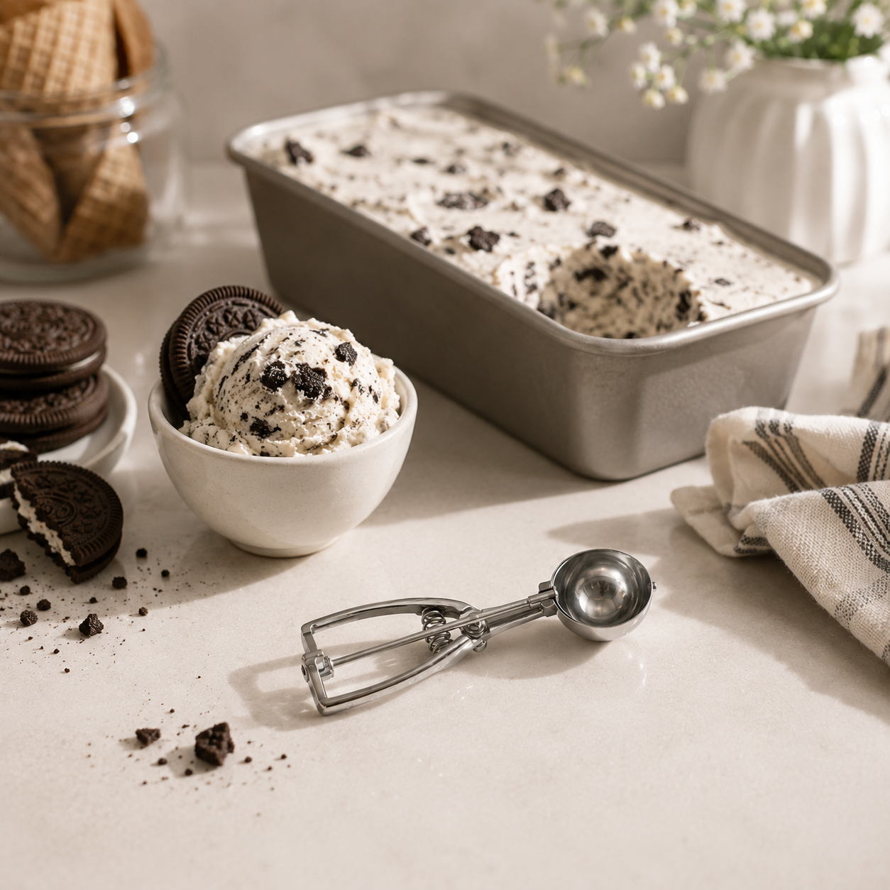 T.J Brass Ice Cream Scooper