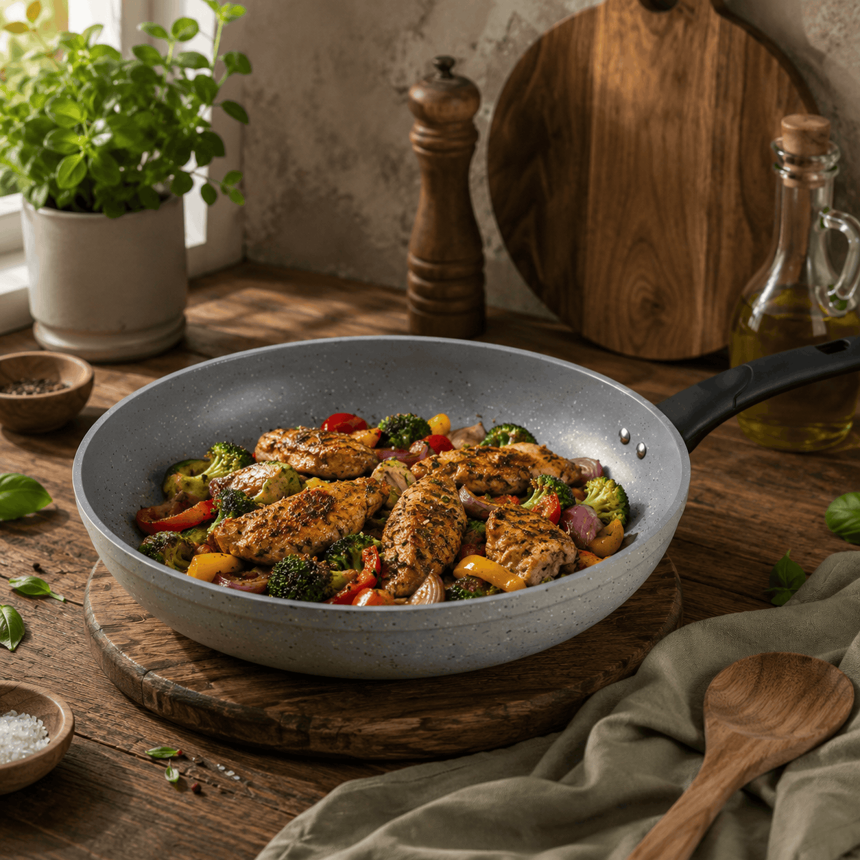 Prestige Lion 28 cm Non Stick Induction Fry Pans Kaka Bawa Sons