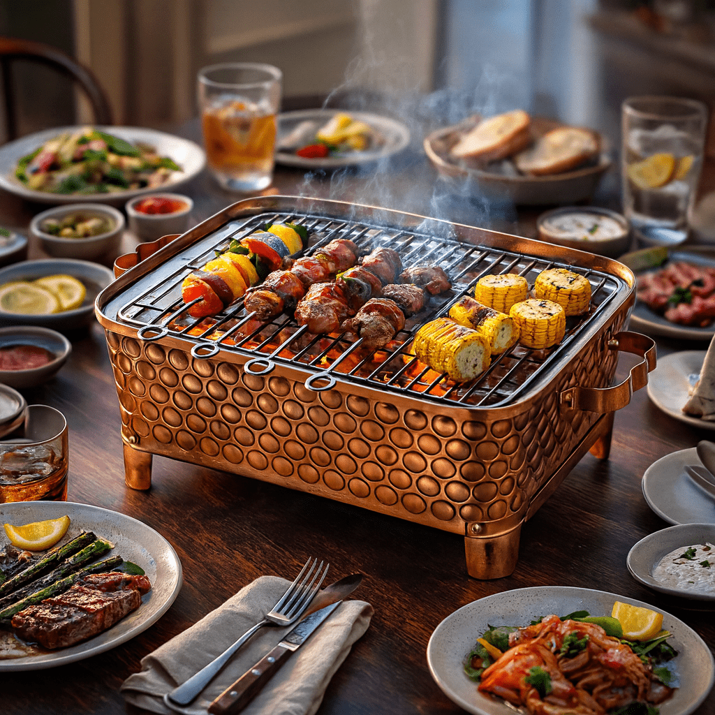 Fancy Copper BBQ Pit