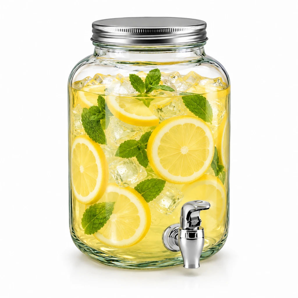 Danny Home 3-Litre Glass Beverage Dispenser