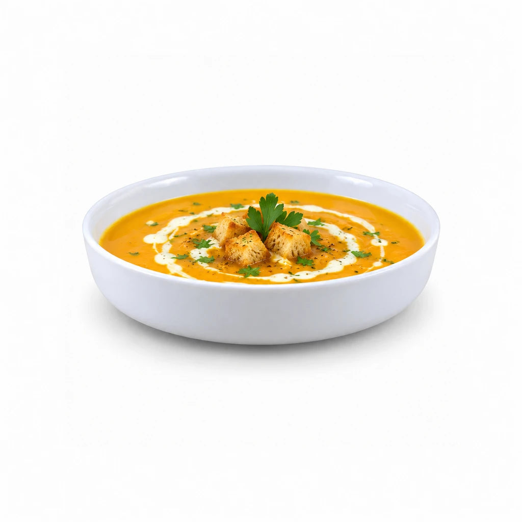 Blaze Danny White Melamine Soup Plate - 8 Inch