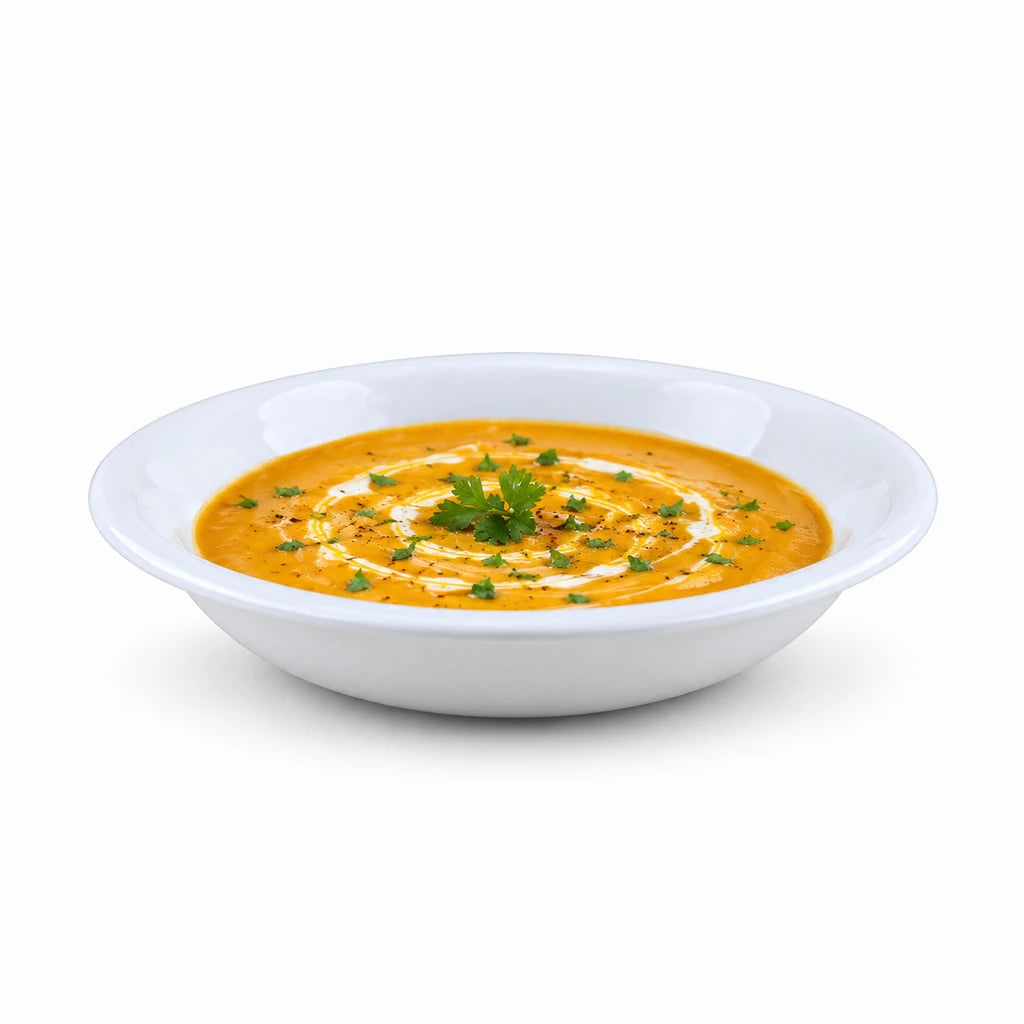 Blaze VIP White Melamine Deep Soup Plate - 7 & 8 Inch