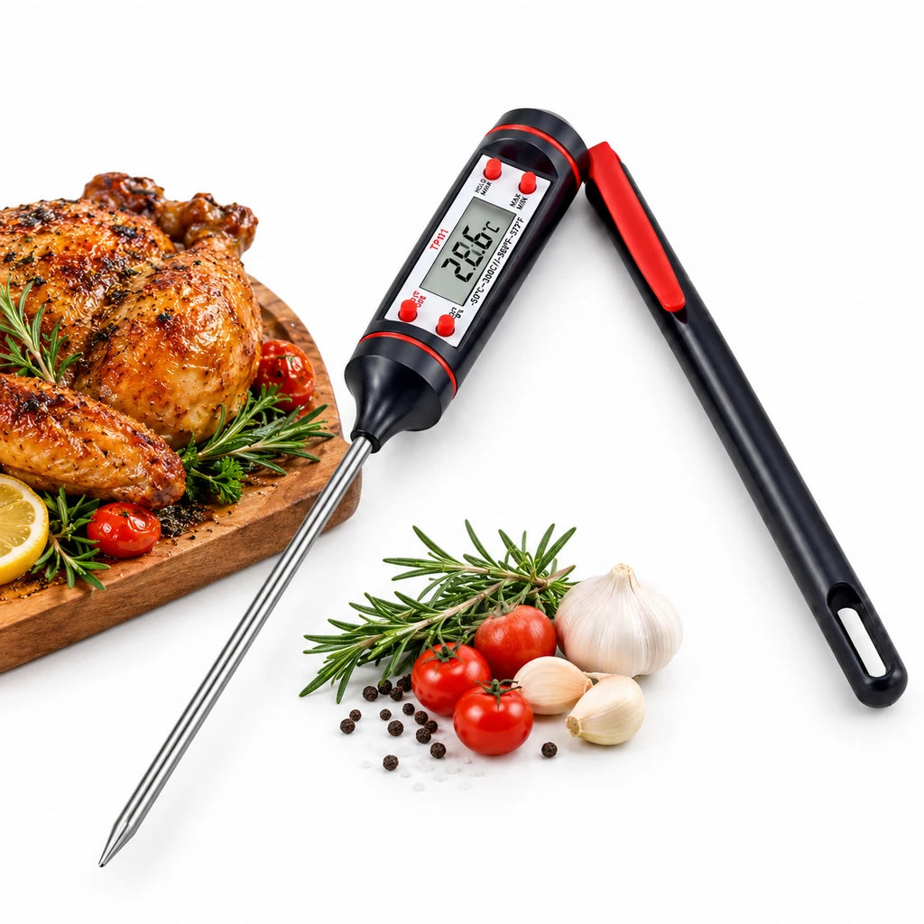 Tornado Digital Thermometer With Stainless Steel Sensor Probe
