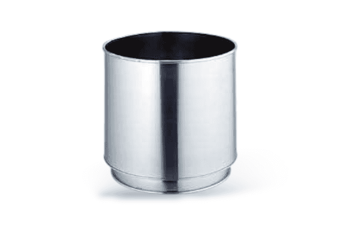 Perfect Decor Stainless Steel Plain Planter Kaka Bawa Sons