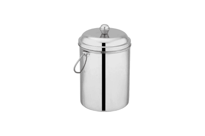 Stainless Steel Milk Canister Kaka Bawa Sons