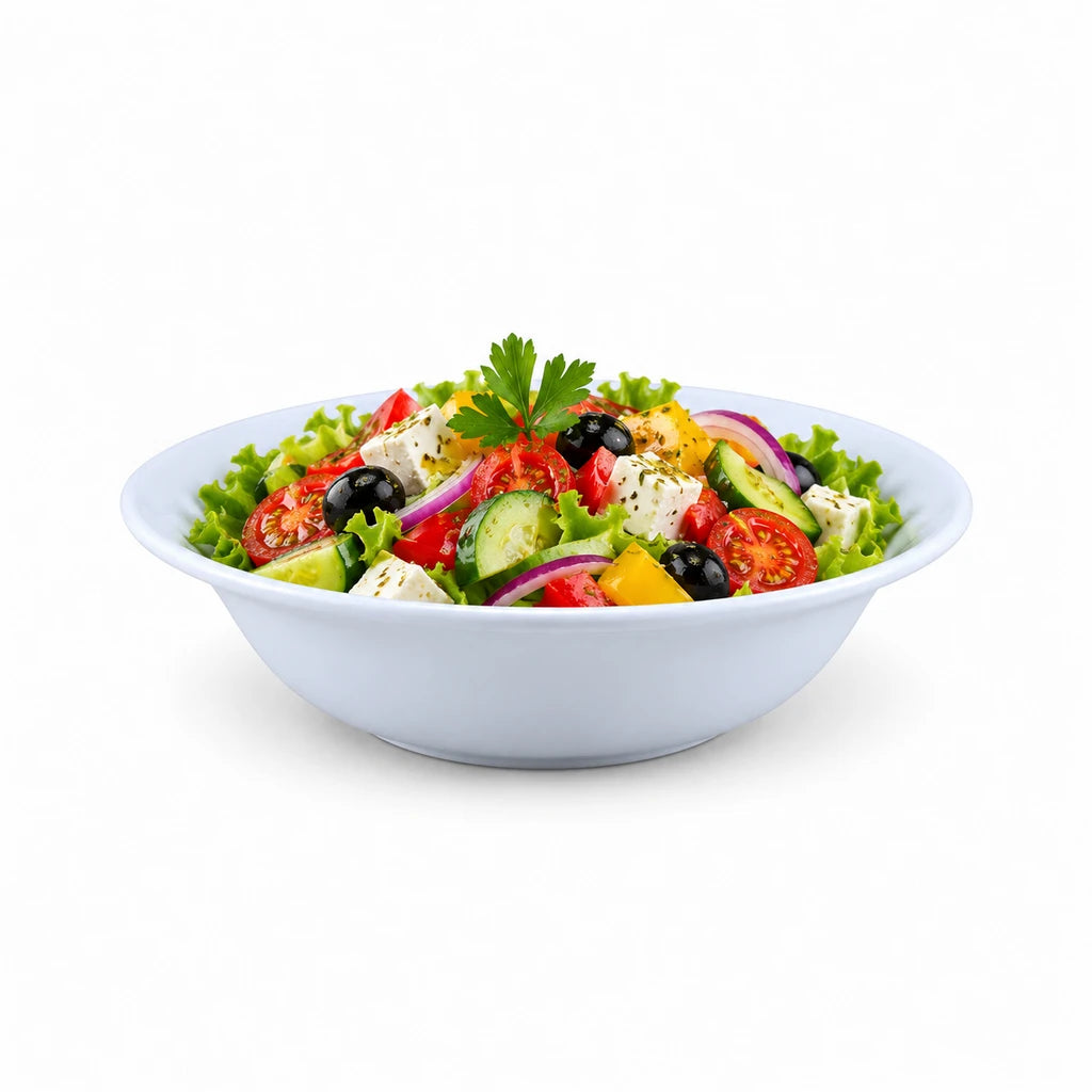 Blaze 6-Inch White Melamine Bowl