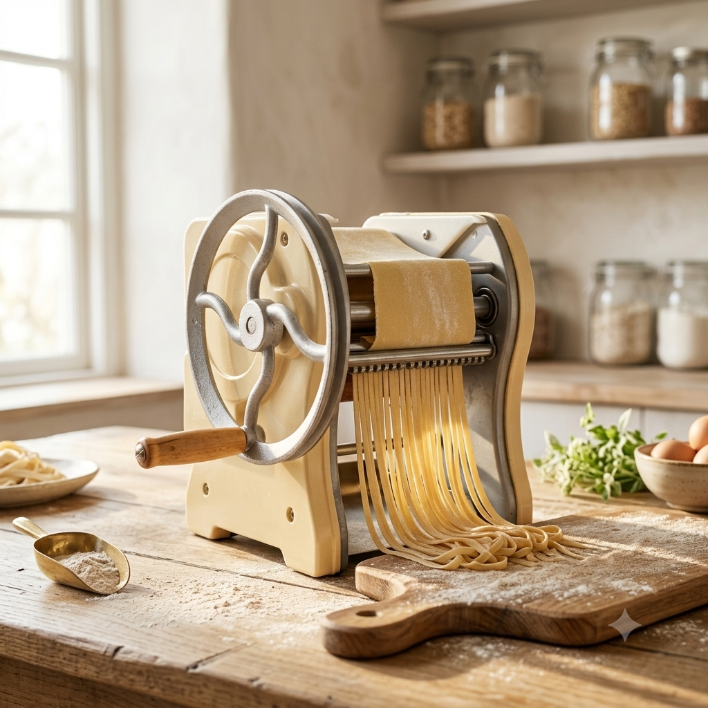 Optima Commercial Heavy-Duty Manual Pasta & Noodle Making Machine