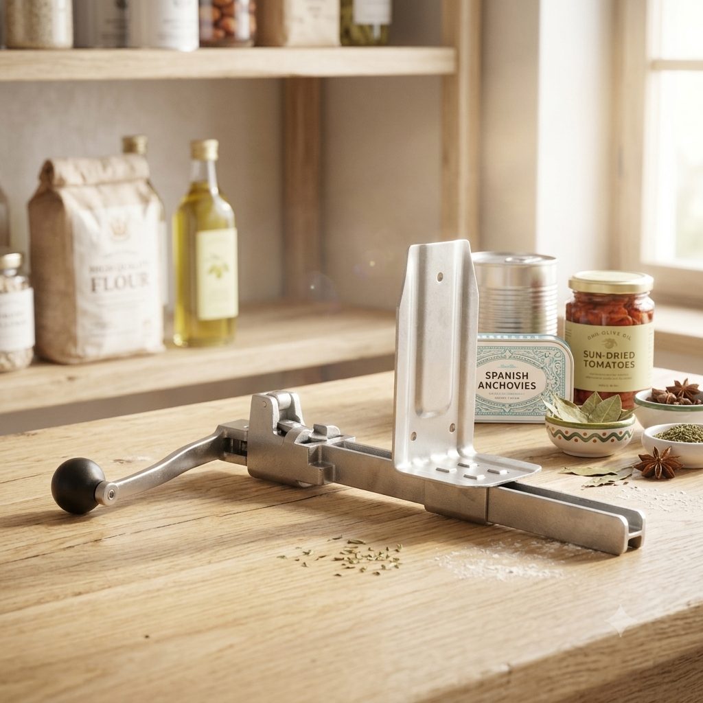 Optima Stainless Steel Commercial Heavy-Duty Manual Tin Can Opener