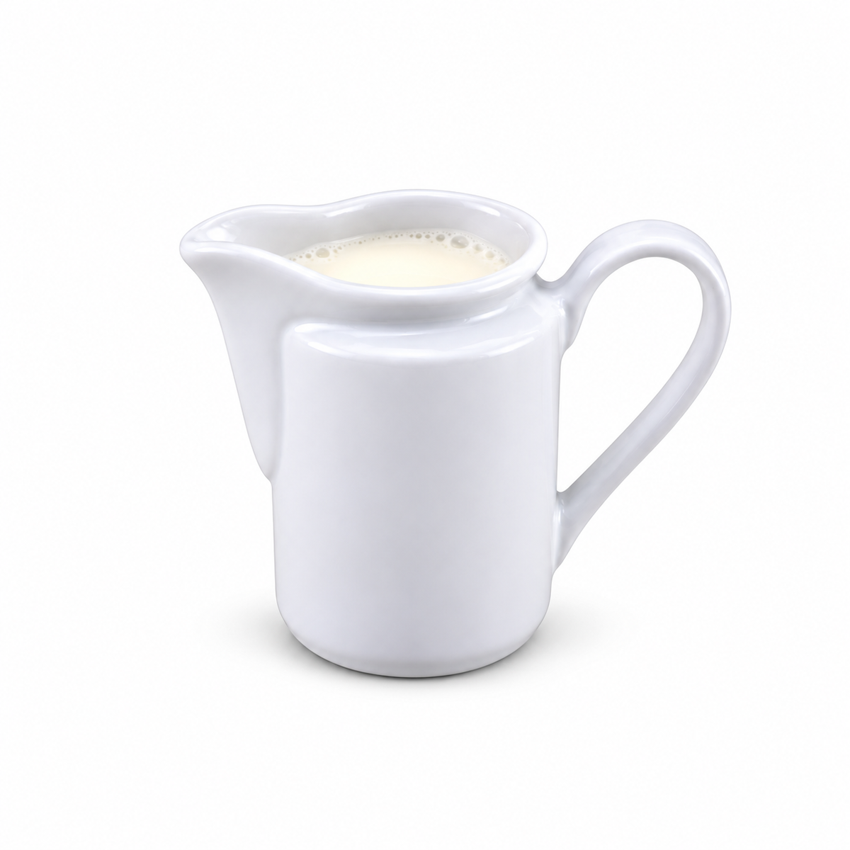 P.C Tall White Ceramic Milk & Cream Jug, 450 ml