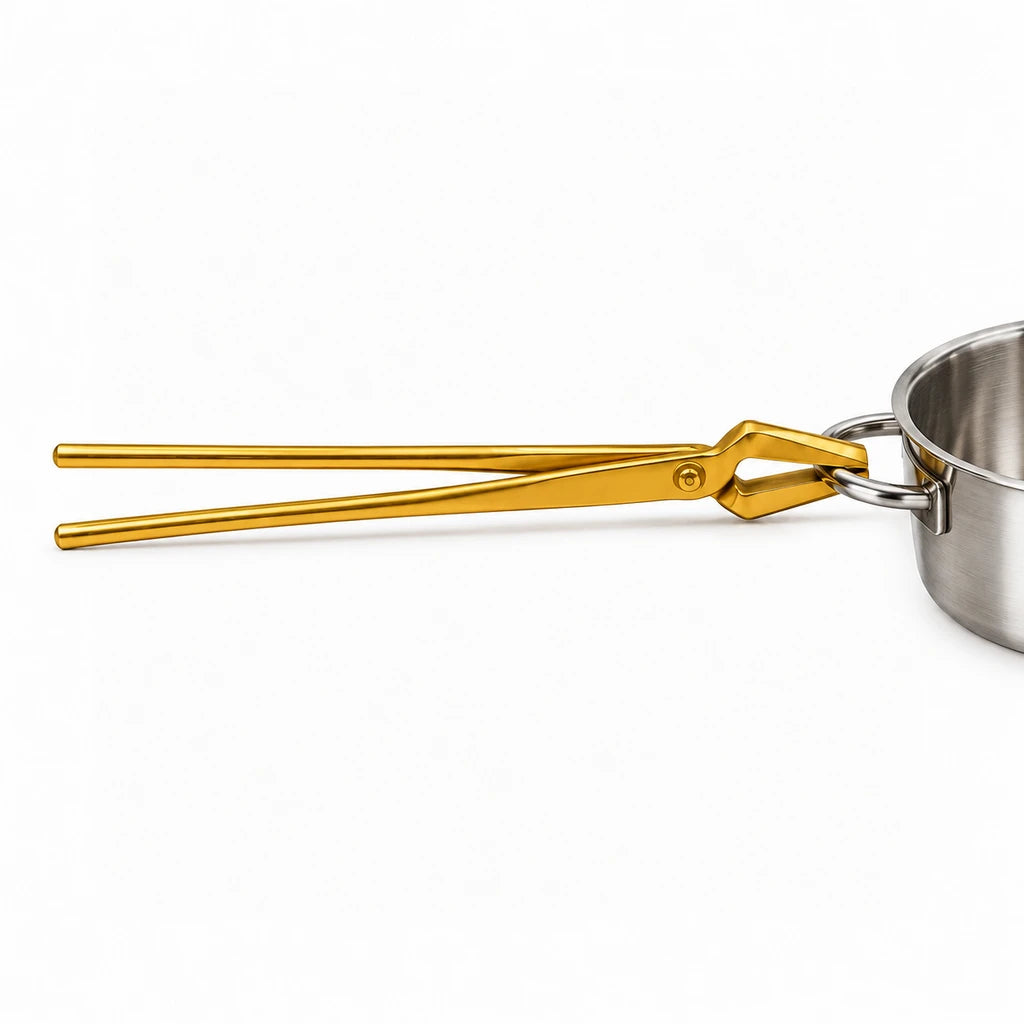 Stainless Steel 18-Inch Wide-Jaw Pot Lifter Tongs (Sanni)