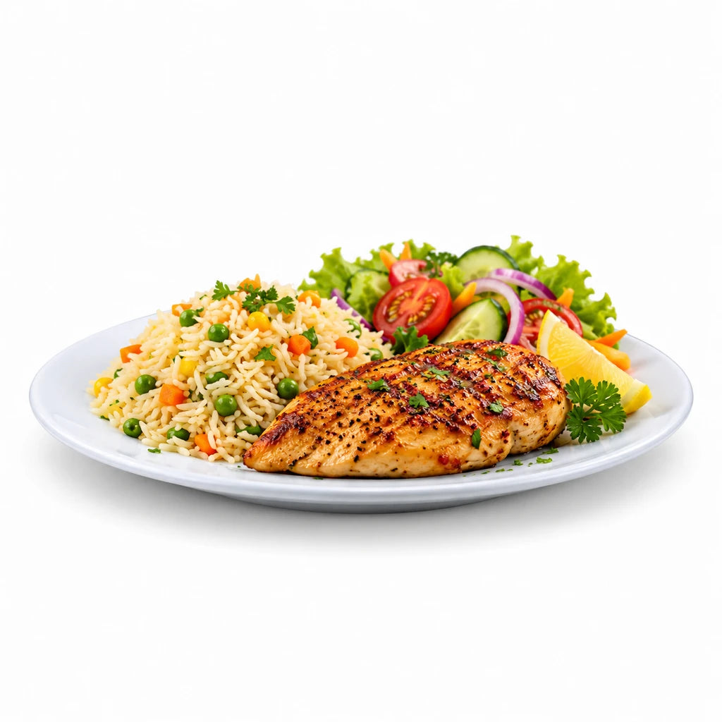 Blaze Classic White Melamine Flat Plate - 8 & 10 Inch