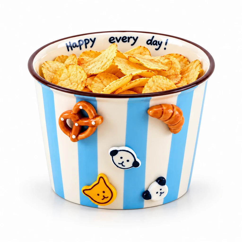 Voyag 1130 ml Ceramic Snack Bowl