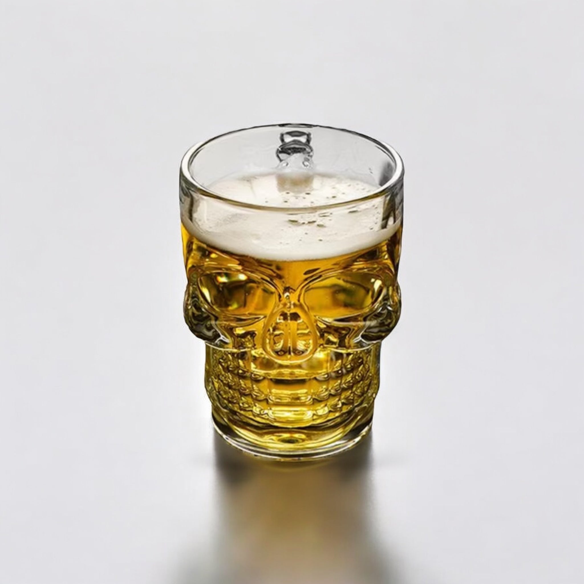 Skull-Shaped Beer Glass Mug 400 ml
